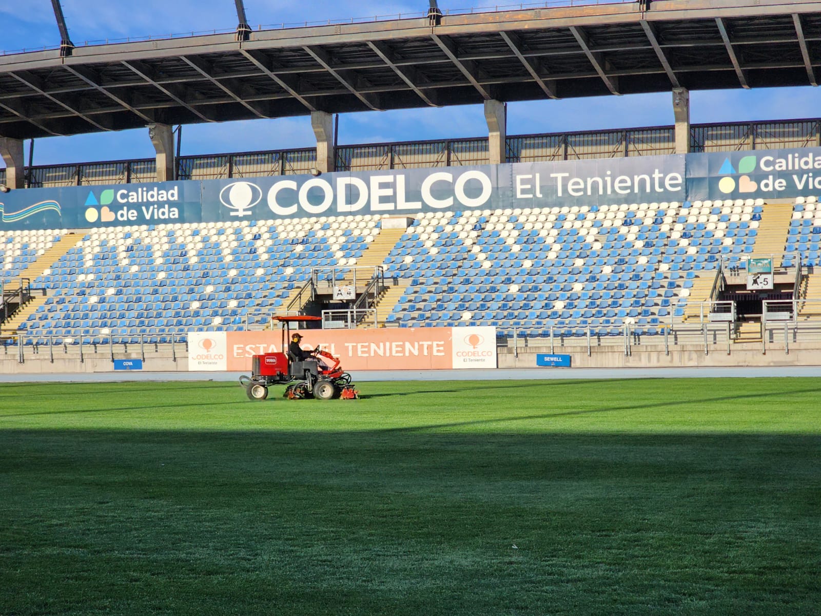 Cancha de Futbol estadio Codelaco el Teniente