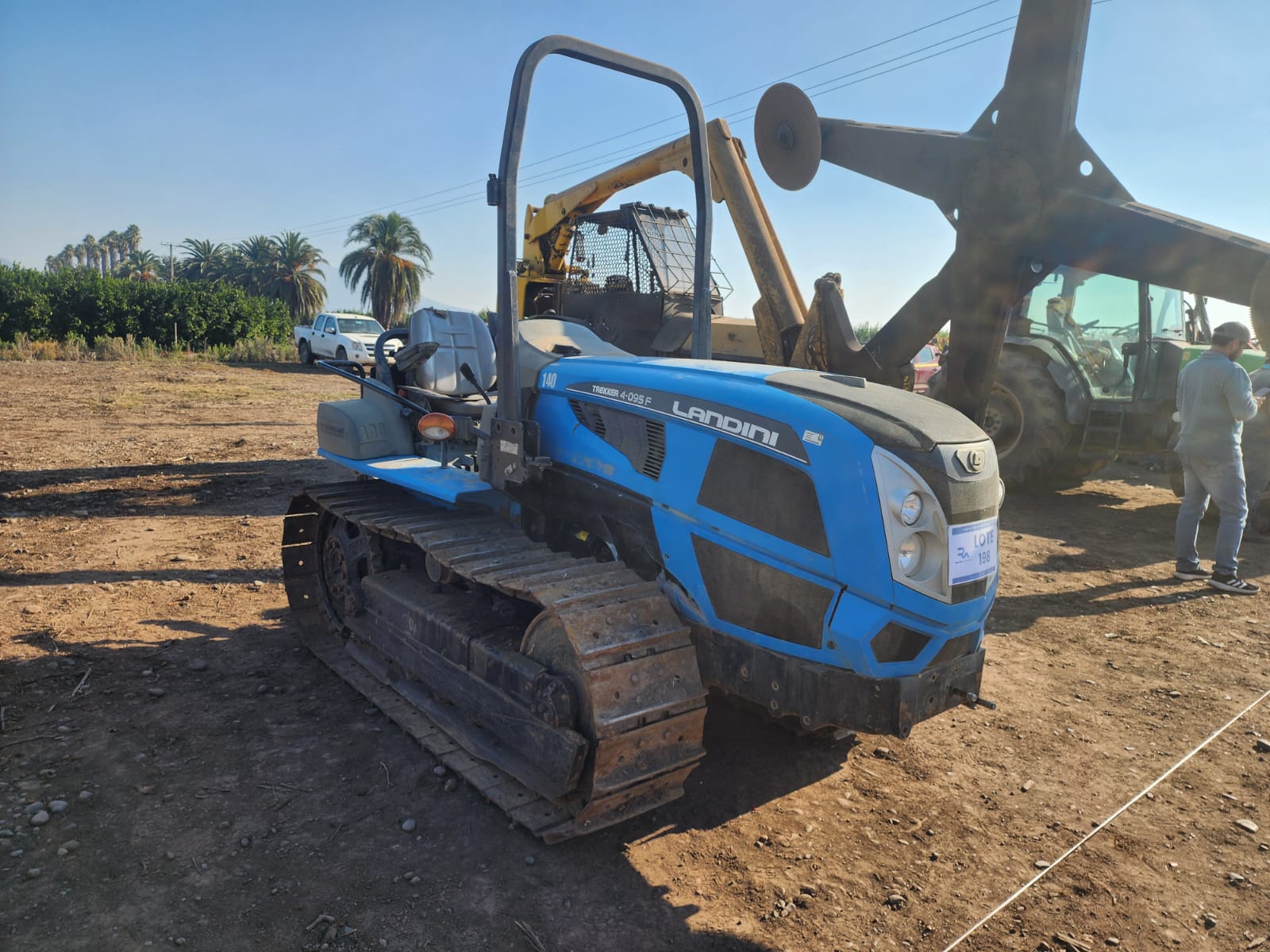 Tractor Landini Trekker 4095 orugas